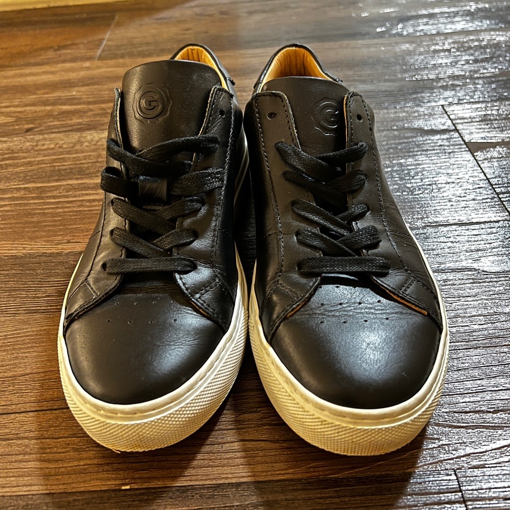 Greats Black Leather Sneakers (Womens, US 7, EU 37) in great condition!